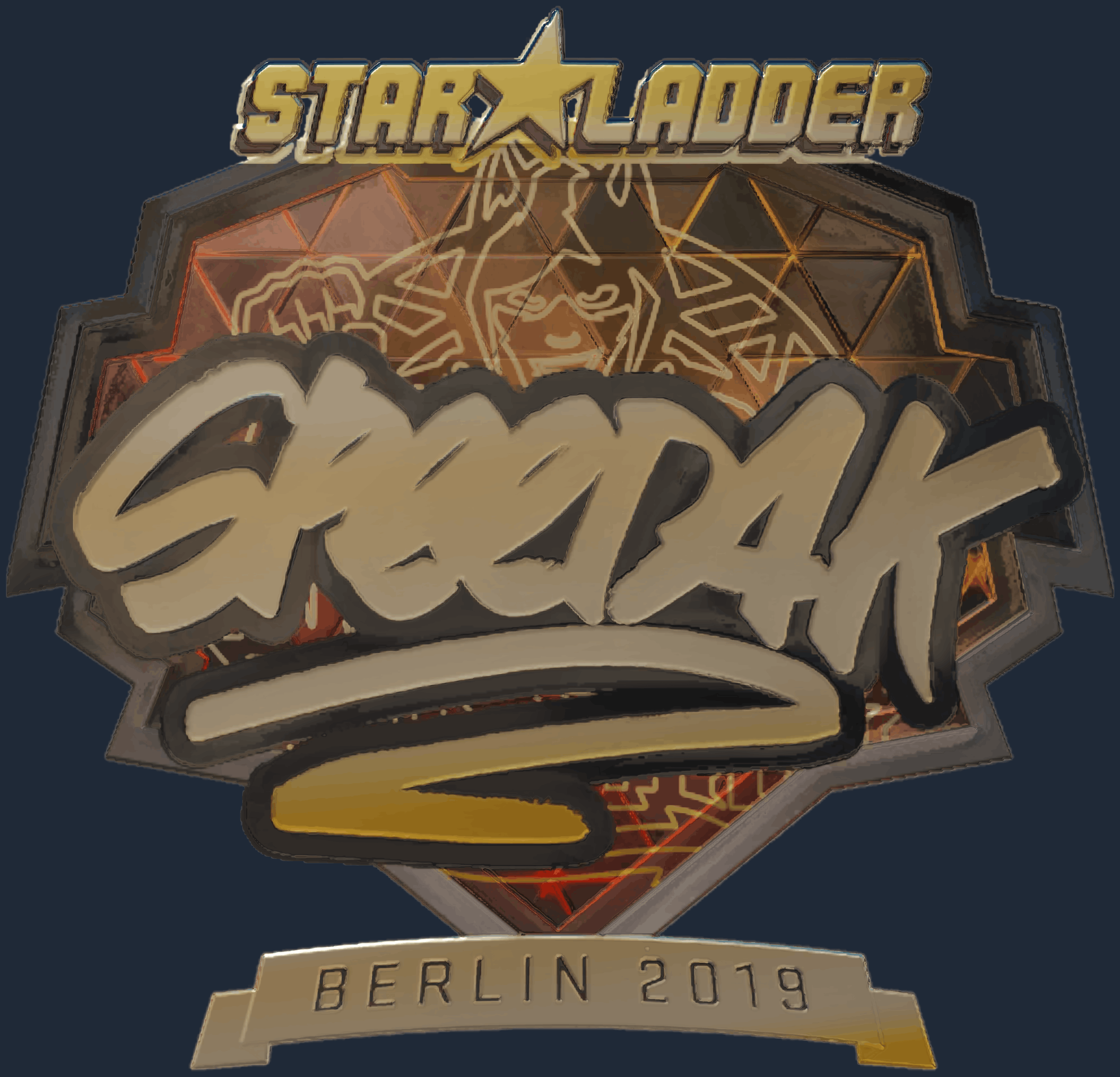 Sticker | speed4k (Gold) | Berlin 2019