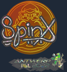 Sticker | Spinx (Glitter) | Antwerp 2022