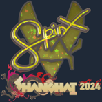 Sticker | Spinx (Glitter) | Shanghai 2024