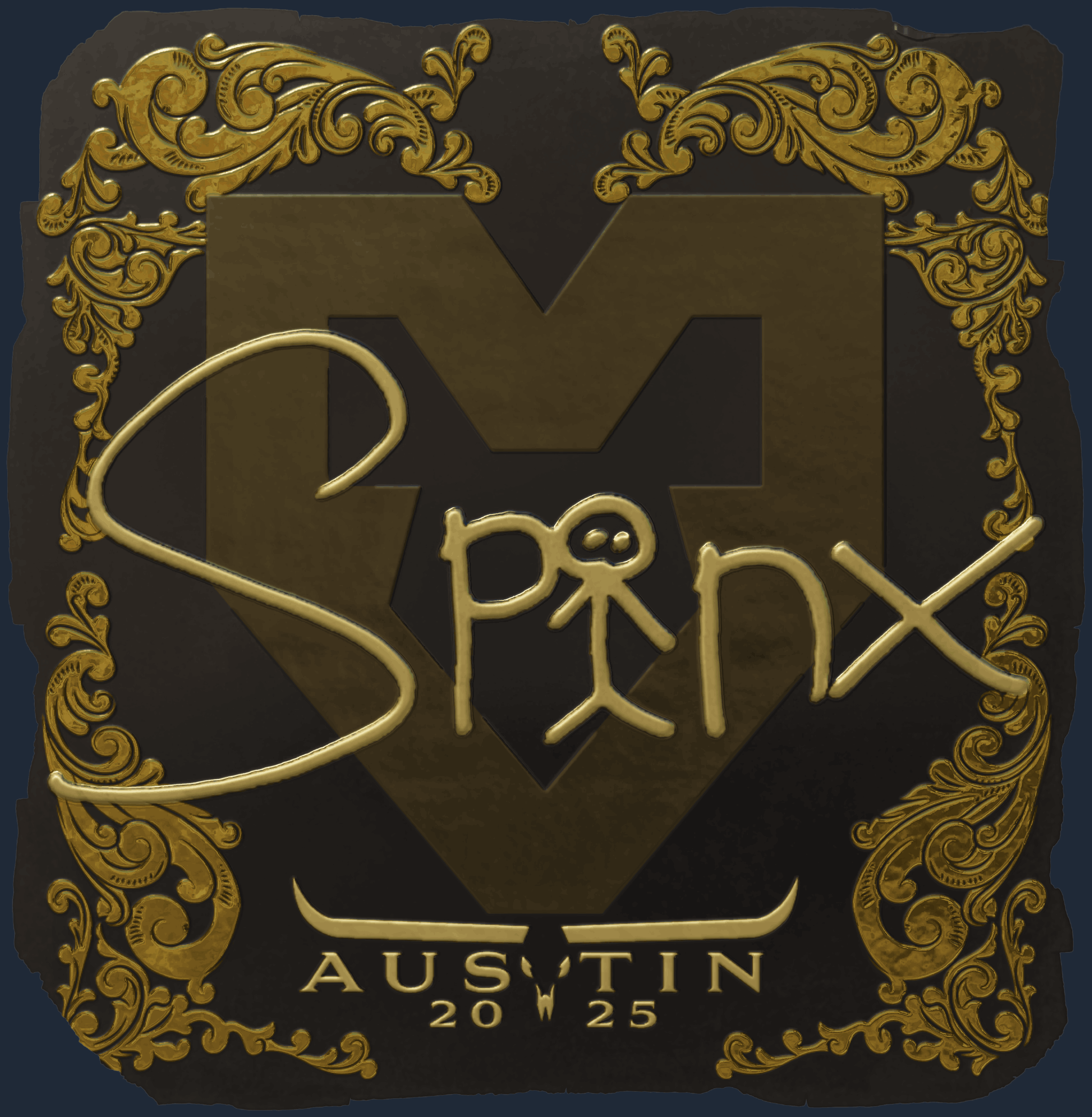 Sticker | Spinx (Gold) | Austin 2025