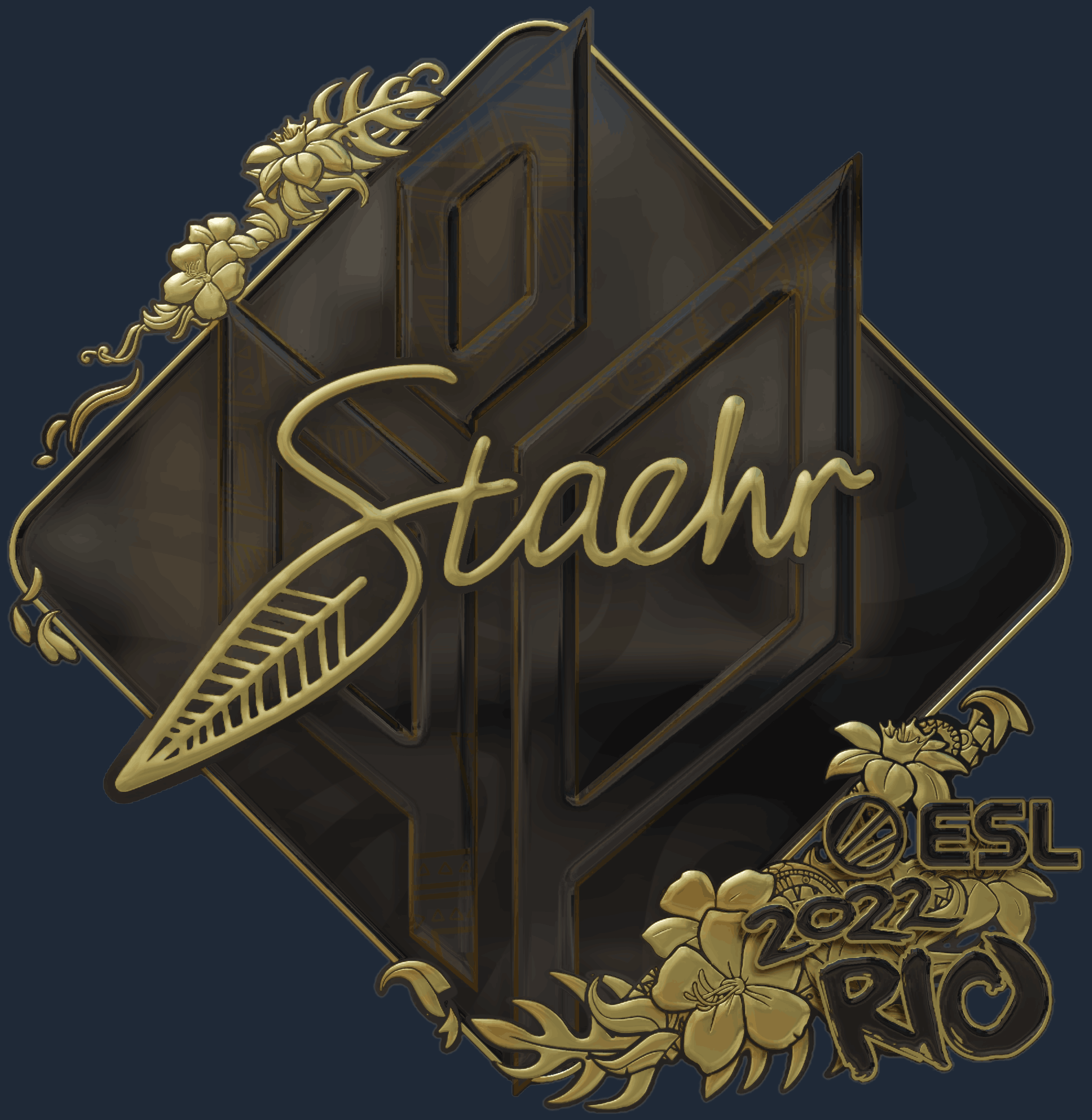 Sticker | Staehr (Gold) | Rio 2022