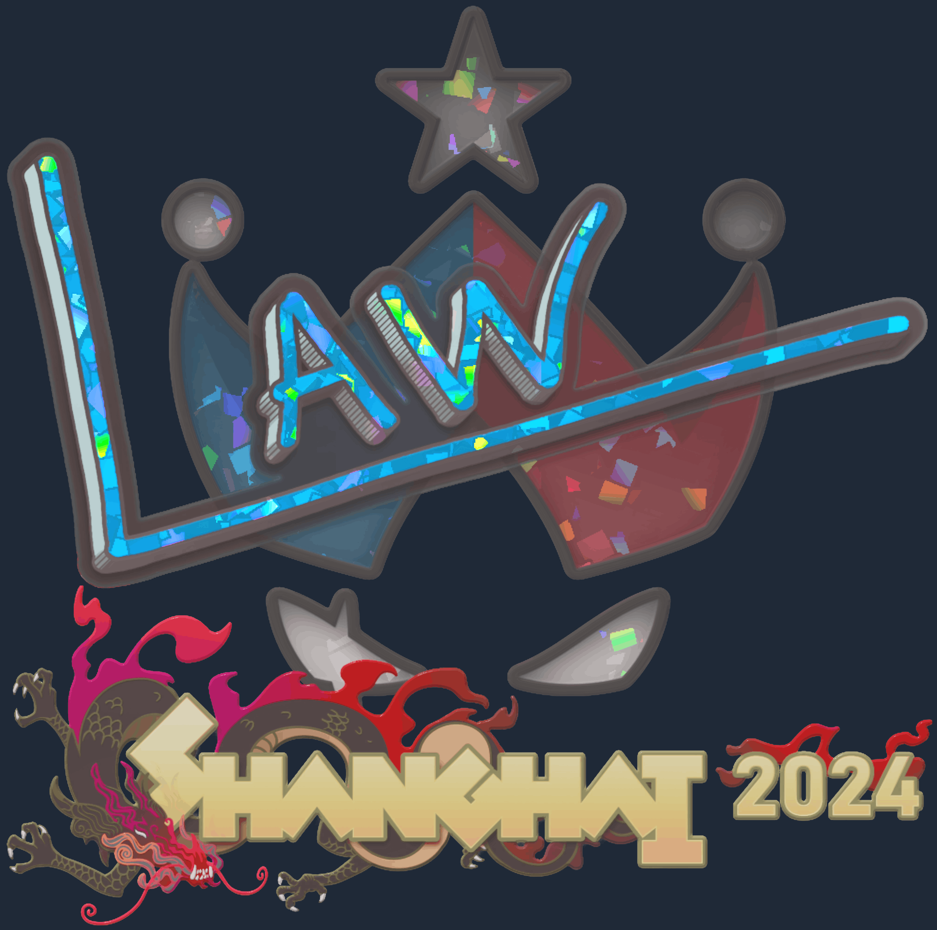 Sticker | stanislaw (Glitter) | Shanghai 2024