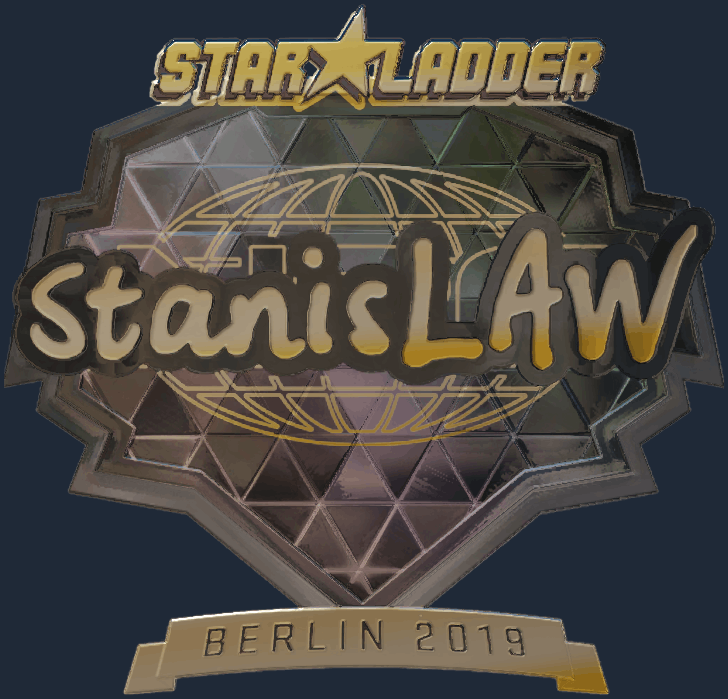 Sticker | stanislaw (Gold) | Berlin 2019