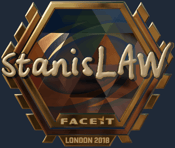 Sticker | stanislaw (Gold) | London 2018