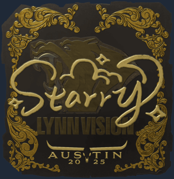 Sticker | Starry (Gold) | Austin 2025