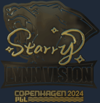 Sticker | Starry (Gold) | Copenhagen 2024