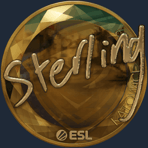 Sticker | sterling (Gold) | Katowice 2019