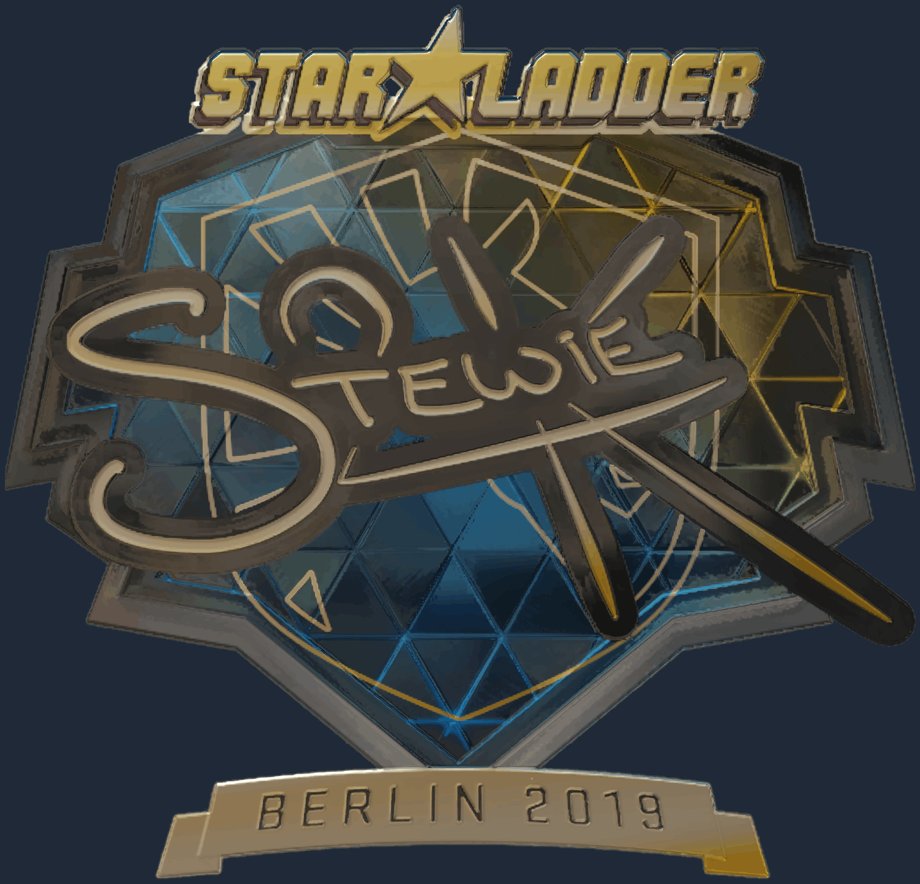 Sticker | Stewie2K (Gold) | Berlin 2019