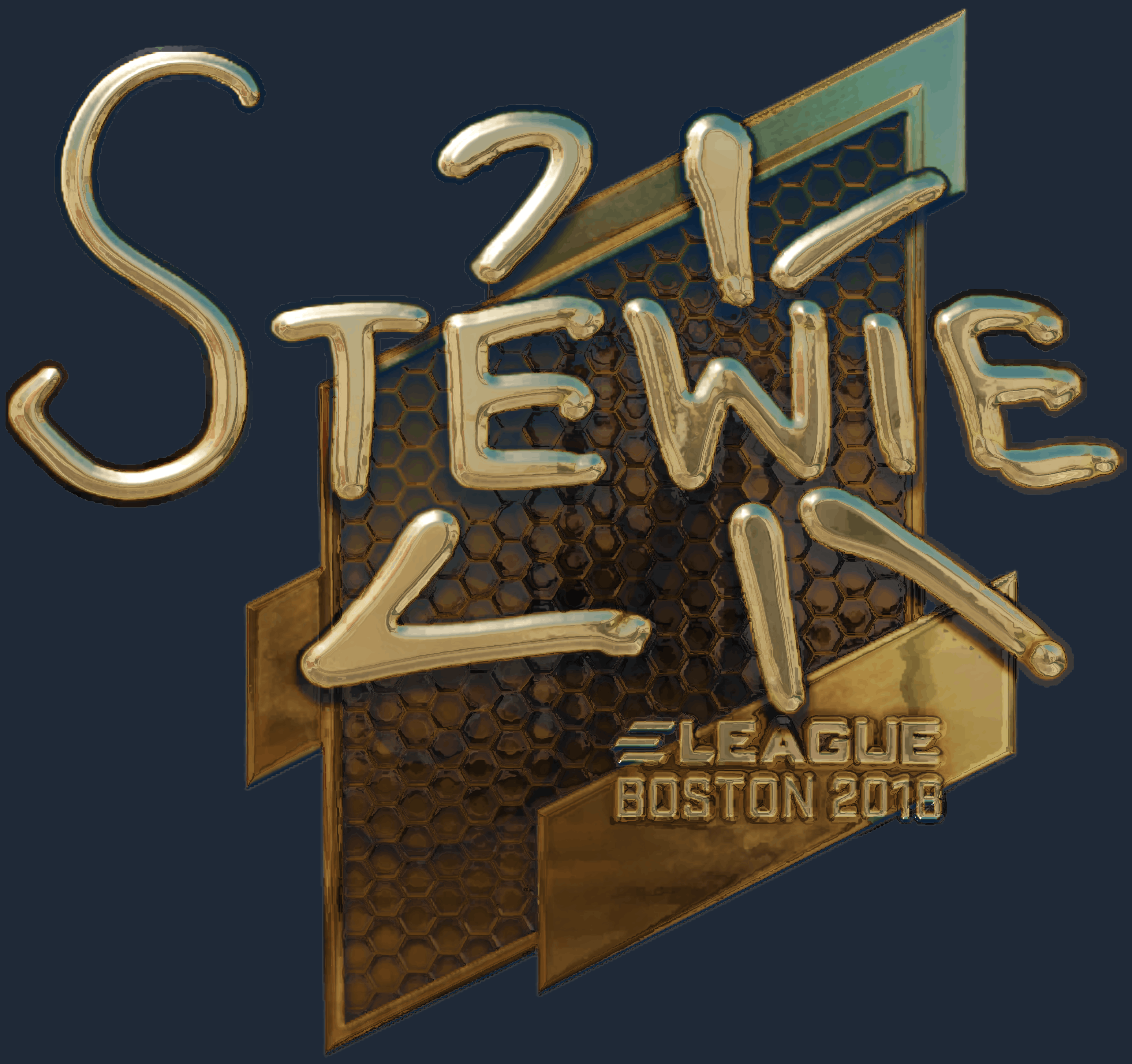 Sticker | Stewie2K (Gold) | Boston 2018