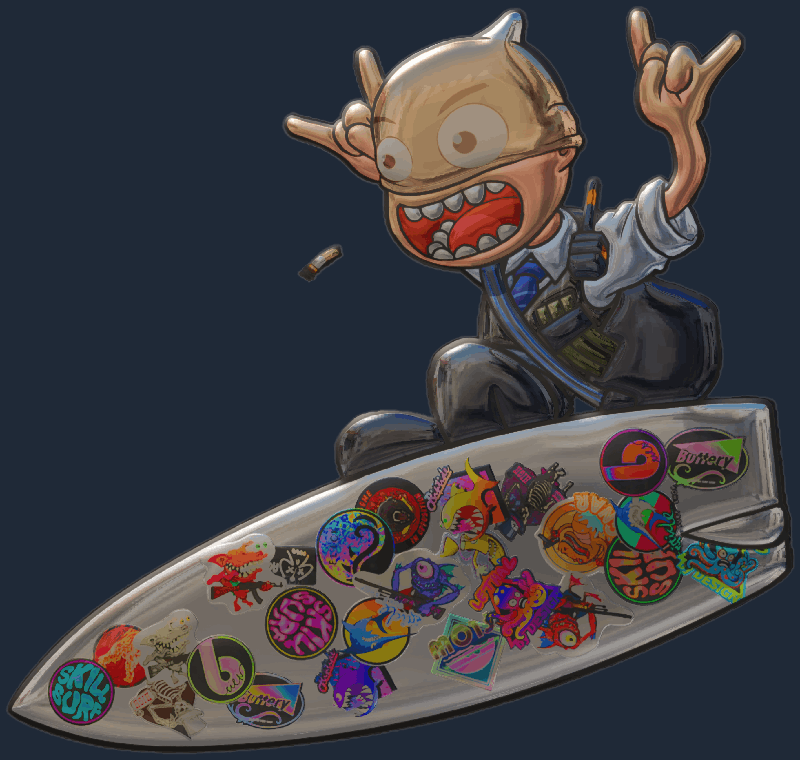 Sticker | Sticker Bomb Surf K (Foil)