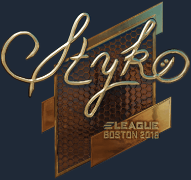 Sticker | STYKO (Gold) | Boston 2018