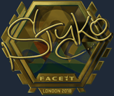 Sticker | STYKO (Gold) | London 2018 image