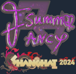 Sticker | Summer (Glitter) | Shanghai 2024