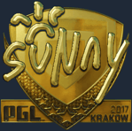 Sticker | suNny (Gold) | Krakow 2017