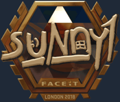 Sticker | suNny (Gold) | London 2018