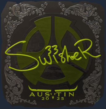 Sticker | Swisher (Foil) | Austin 2025