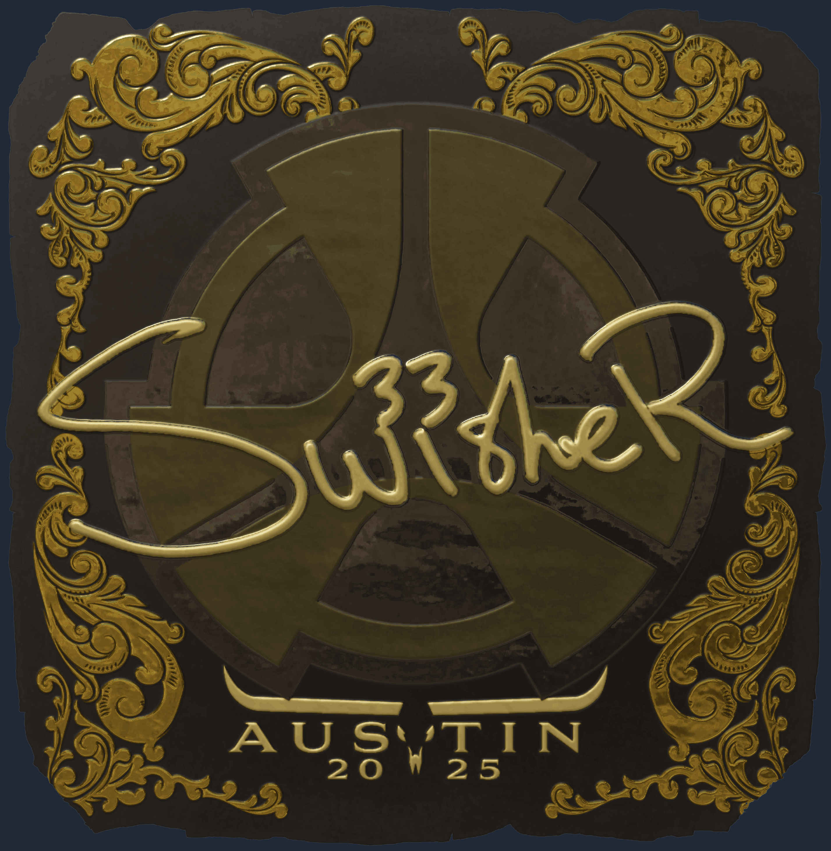 Sticker | Swisher (Gold) | Austin 2025