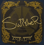 Sticker | Swisher (Gold) | Austin 2025