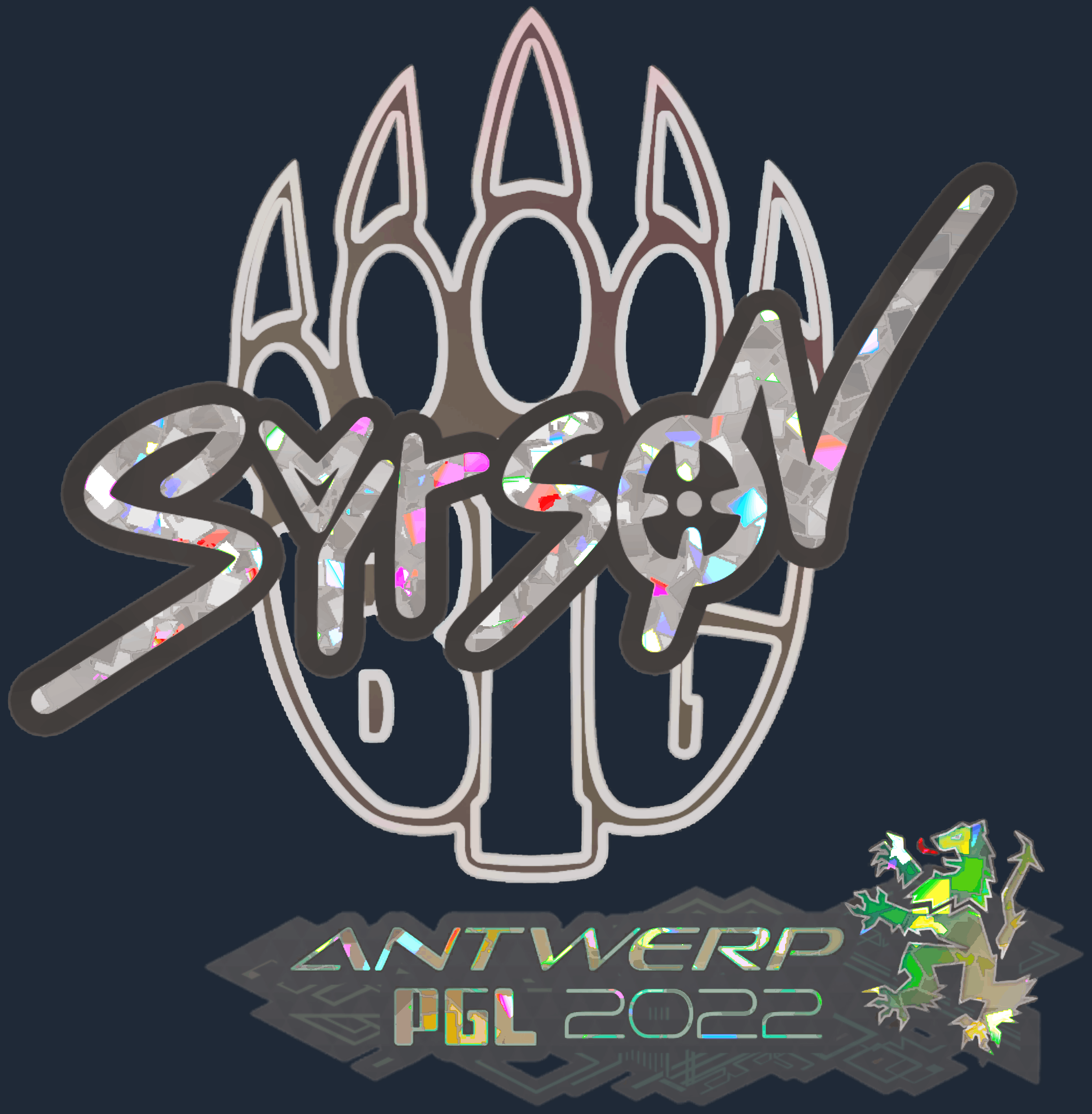 Sticker | syrsoN (Glitter) | Antwerp 2022