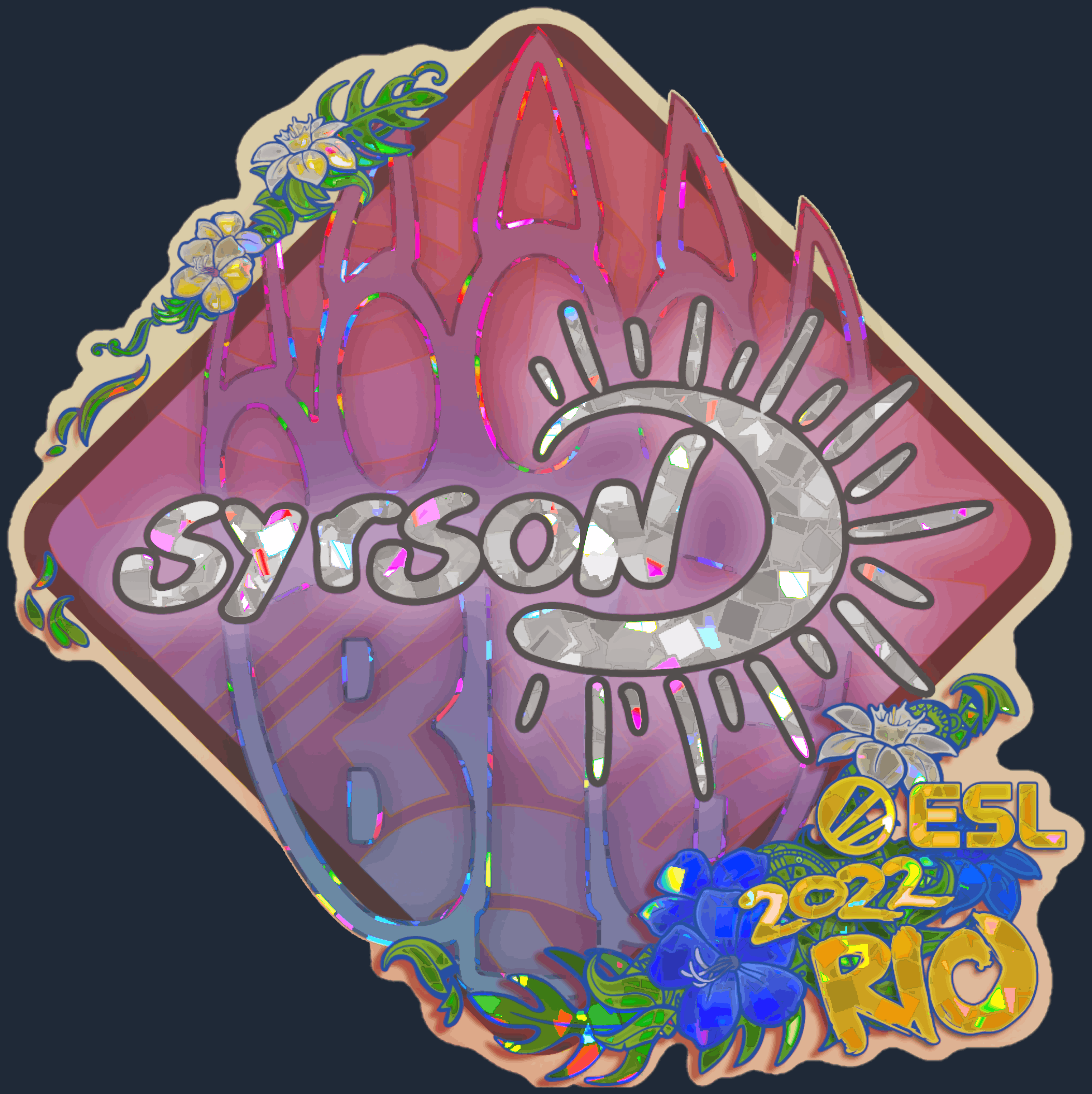 Sticker | syrsoN (Glitter) | Rio 2022