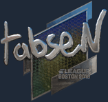 Sticker | tabseN (Foil) | Boston 2018