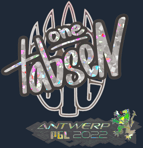 Sticker | tabseN (Glitter) | Antwerp 2022