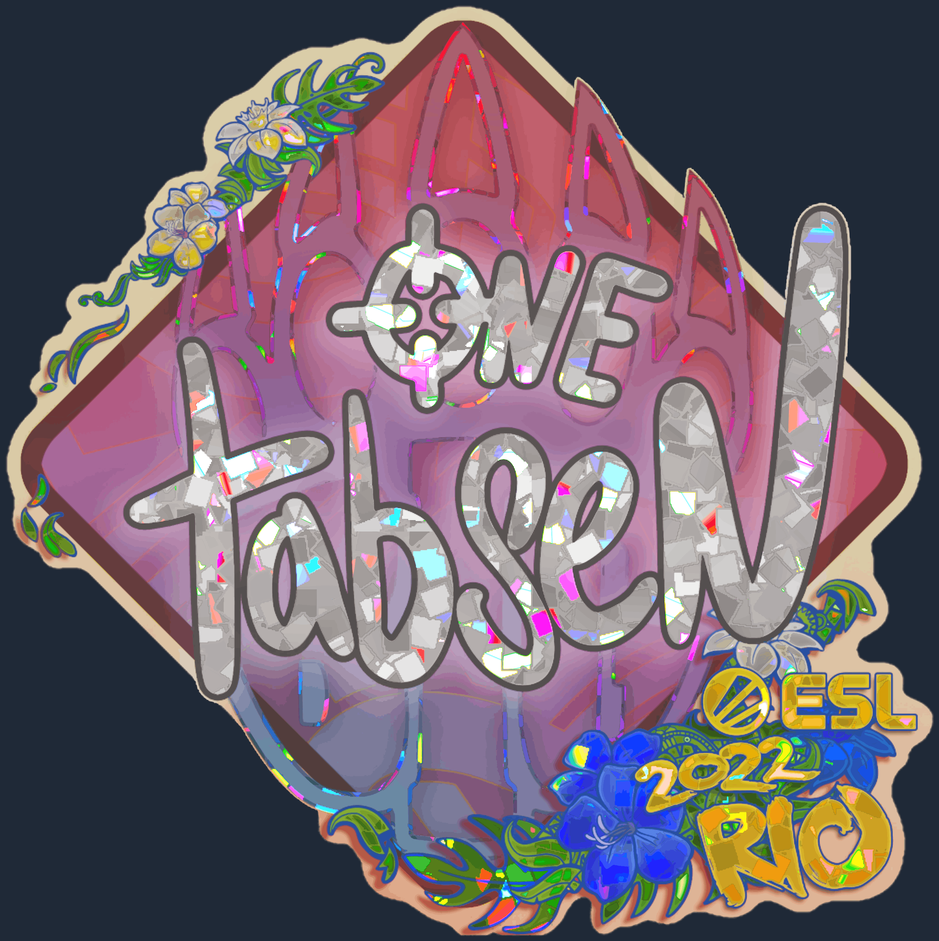 Sticker | tabseN (Glitter) | Rio 2022