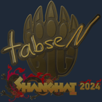 Sticker | tabseN (Gold) | Shanghai 2024