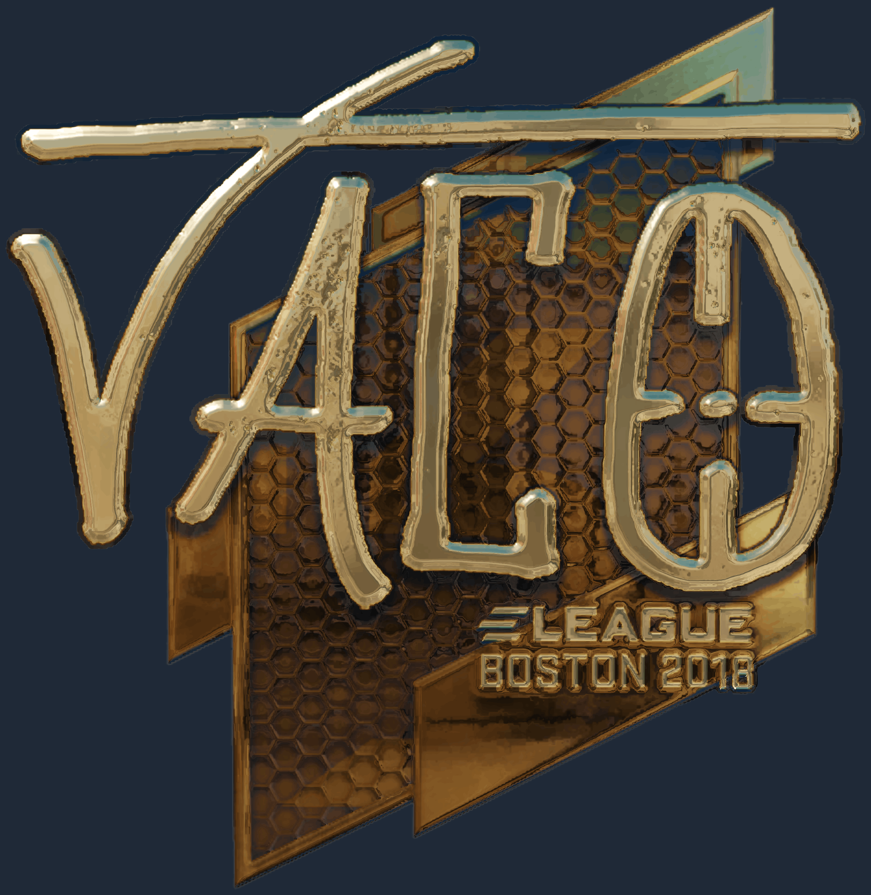 Sticker | TACO (Gold) | Boston 2018