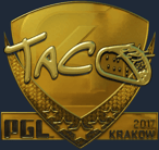 Sticker | TACO (Gold) | Krakow 2017 image