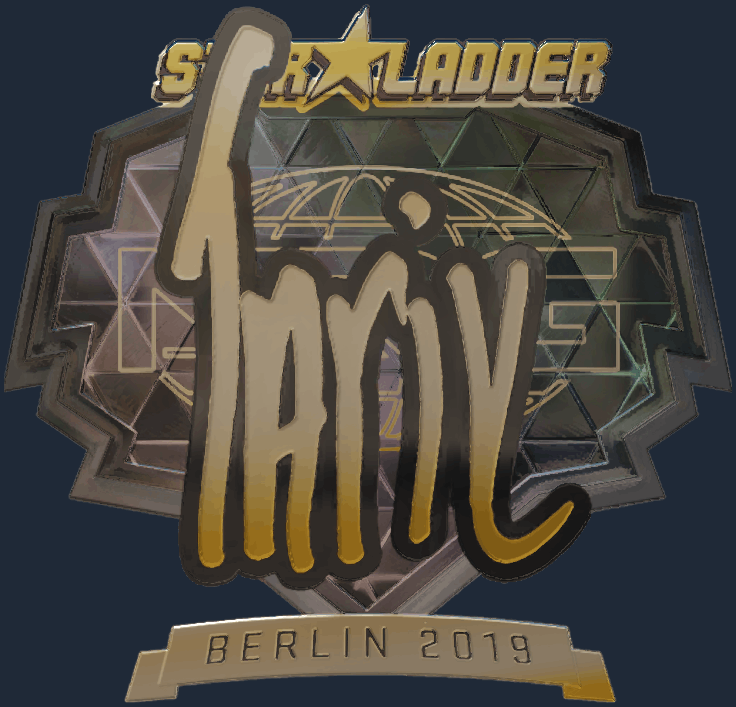 Sticker | tarik (Gold) | Berlin 2019
