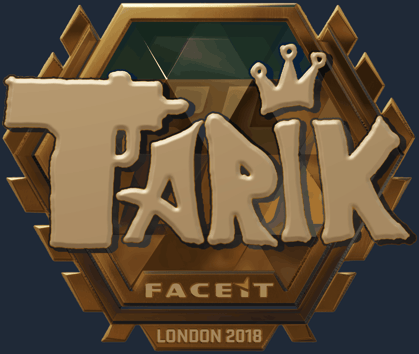 Sticker | tarik (Gold) | London 2018