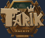 Sticker | tarik (Gold) | London 2018