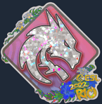 Sticker | Team Spirit (Glitter) | Rio 2022