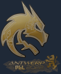 Sticker | Team Spirit (Gold) | Antwerp 2022