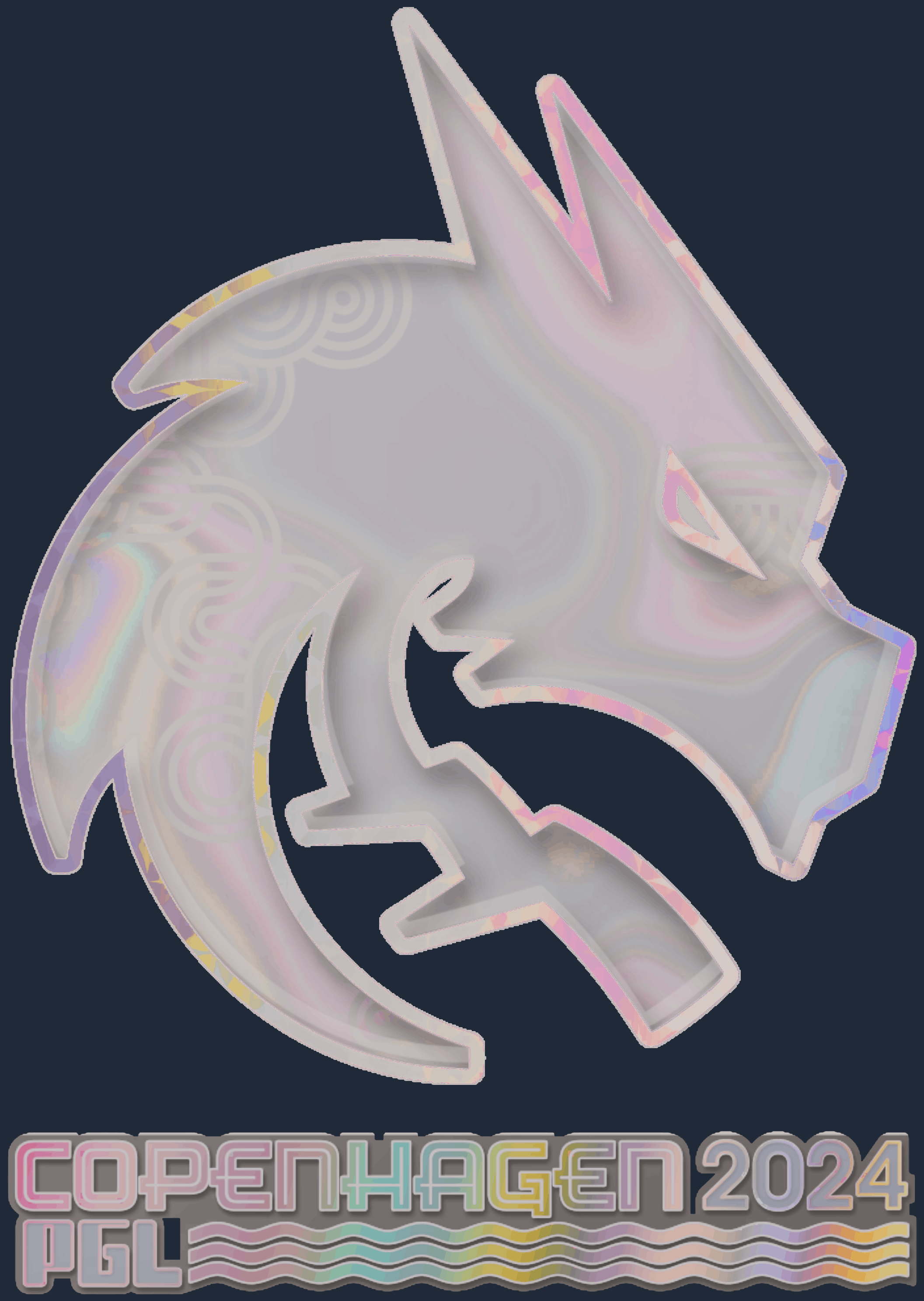 Sticker | Team Spirit (Holo) | Copenhagen 2024