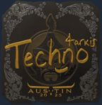 Sticker | Techno4K (Foil) | Austin 2025