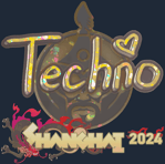 Sticker | Techno4K (Glitter) | Shanghai 2024