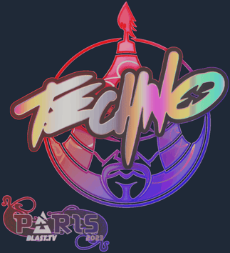 Sticker | Techno4K (Holo) | Paris 2023