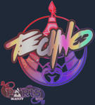 Sticker | Techno4K (Holo) | Paris 2023