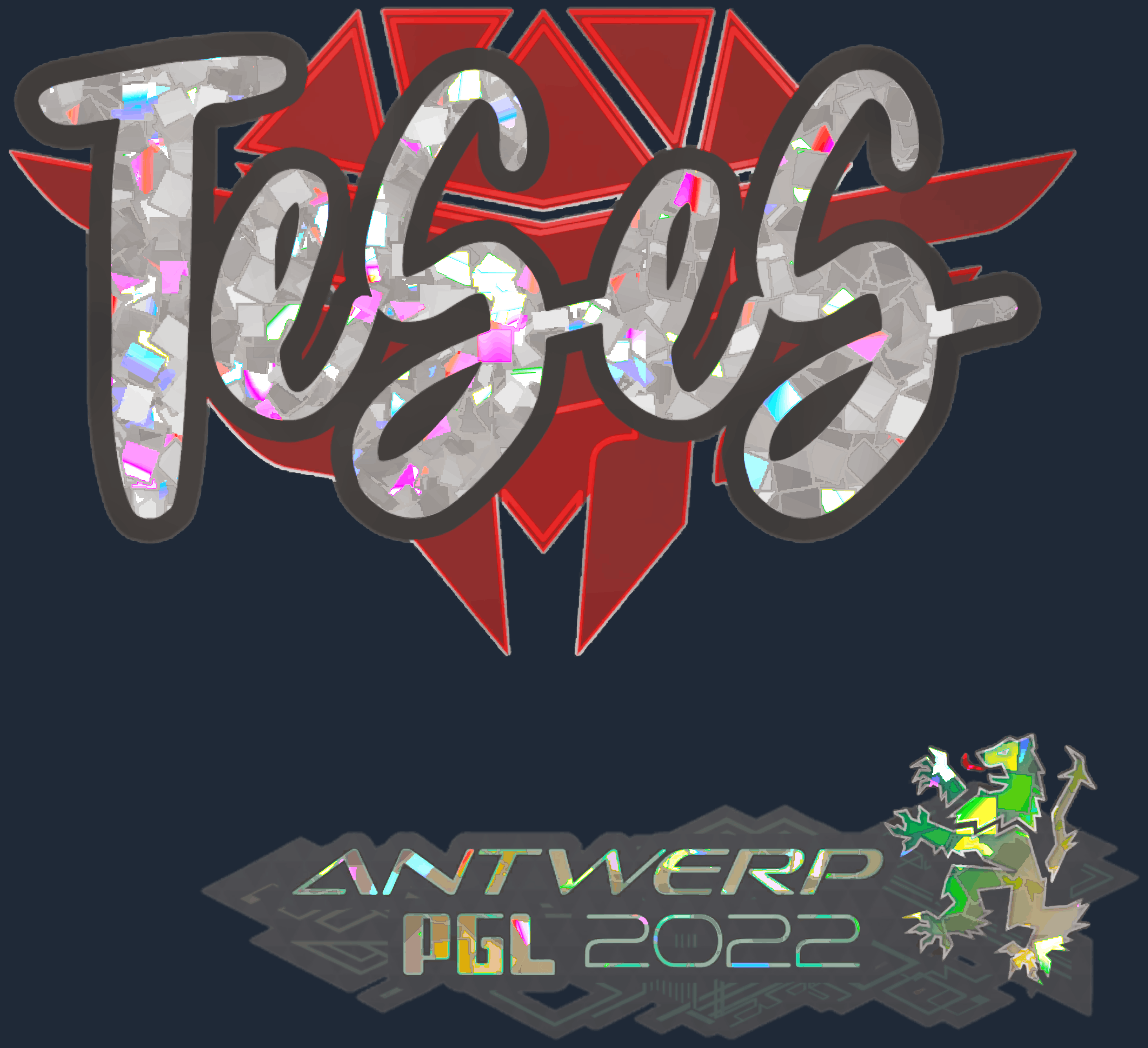 Sticker | TeSeS (Glitter) | Antwerp 2022