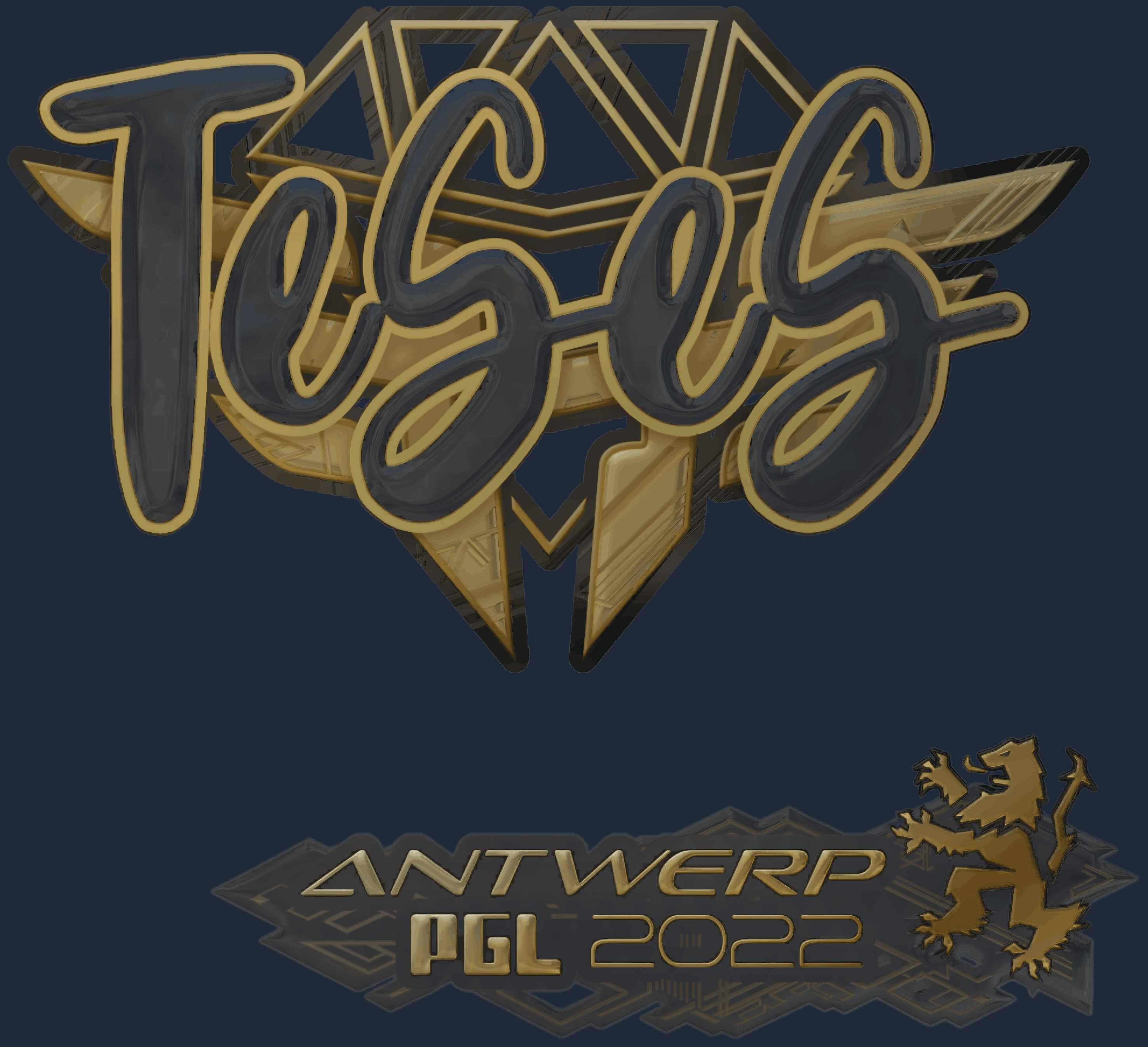 Sticker | TeSeS (Gold) | Antwerp 2022