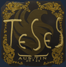 Sticker | TeSeS (Gold) | Austin 2025 Sticker | TeSeS (Gold) | Austin 2025 image