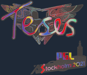 Sticker | TeSeS (Holo) | Stockholm 2021