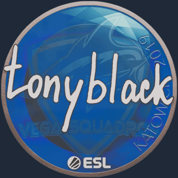 Sticker | tonyblack | Katowice 2019