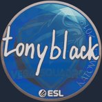 Sticker | tonyblack | Katowice 2019