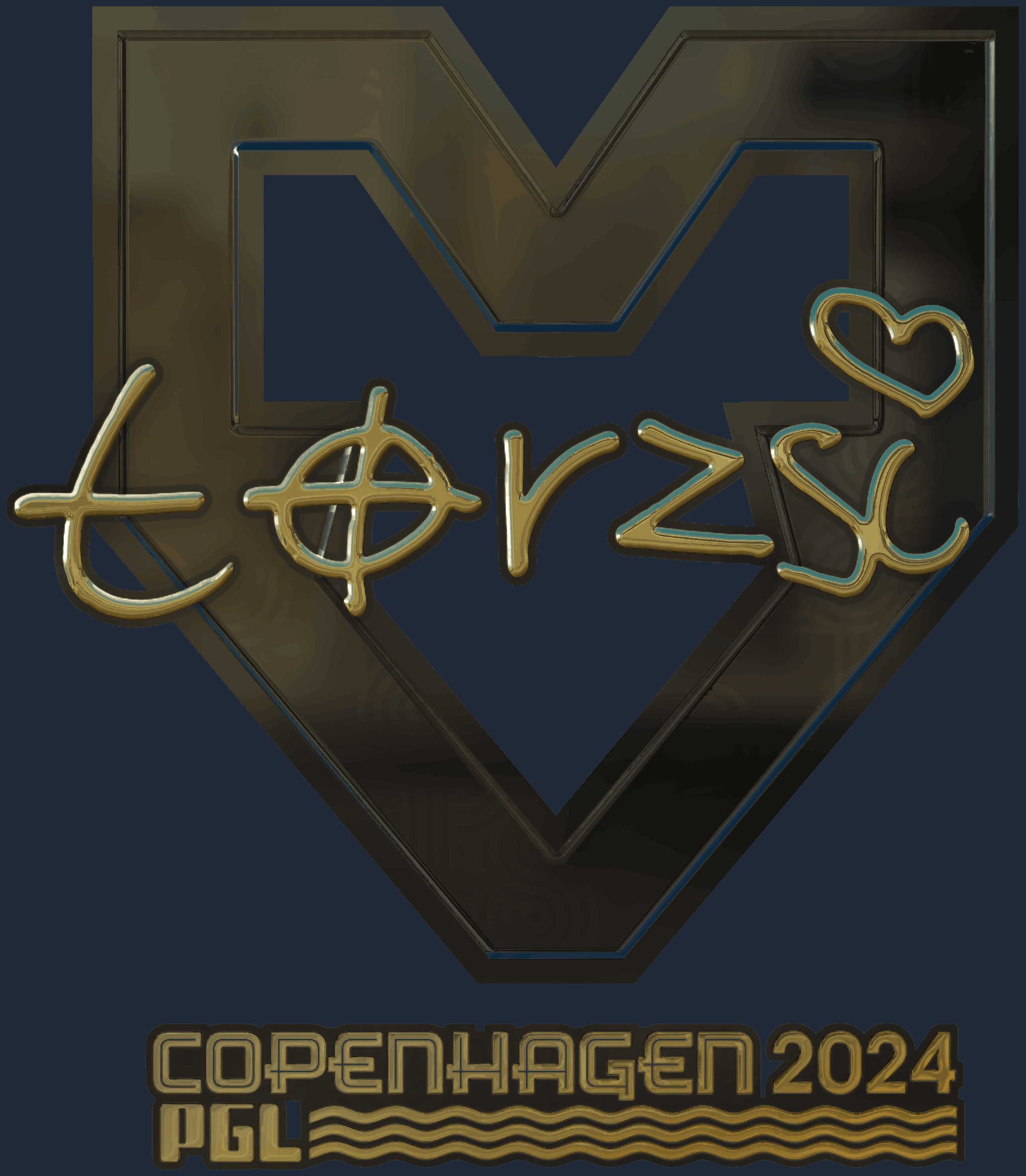 Sticker | torzsi (Gold) | Copenhagen 2024