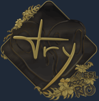 Sticker | TRY (Gold) | Rio 2022