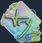 Sticker | TRY (Holo) | Rio 2022