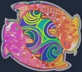 Sticker | Twin Koi